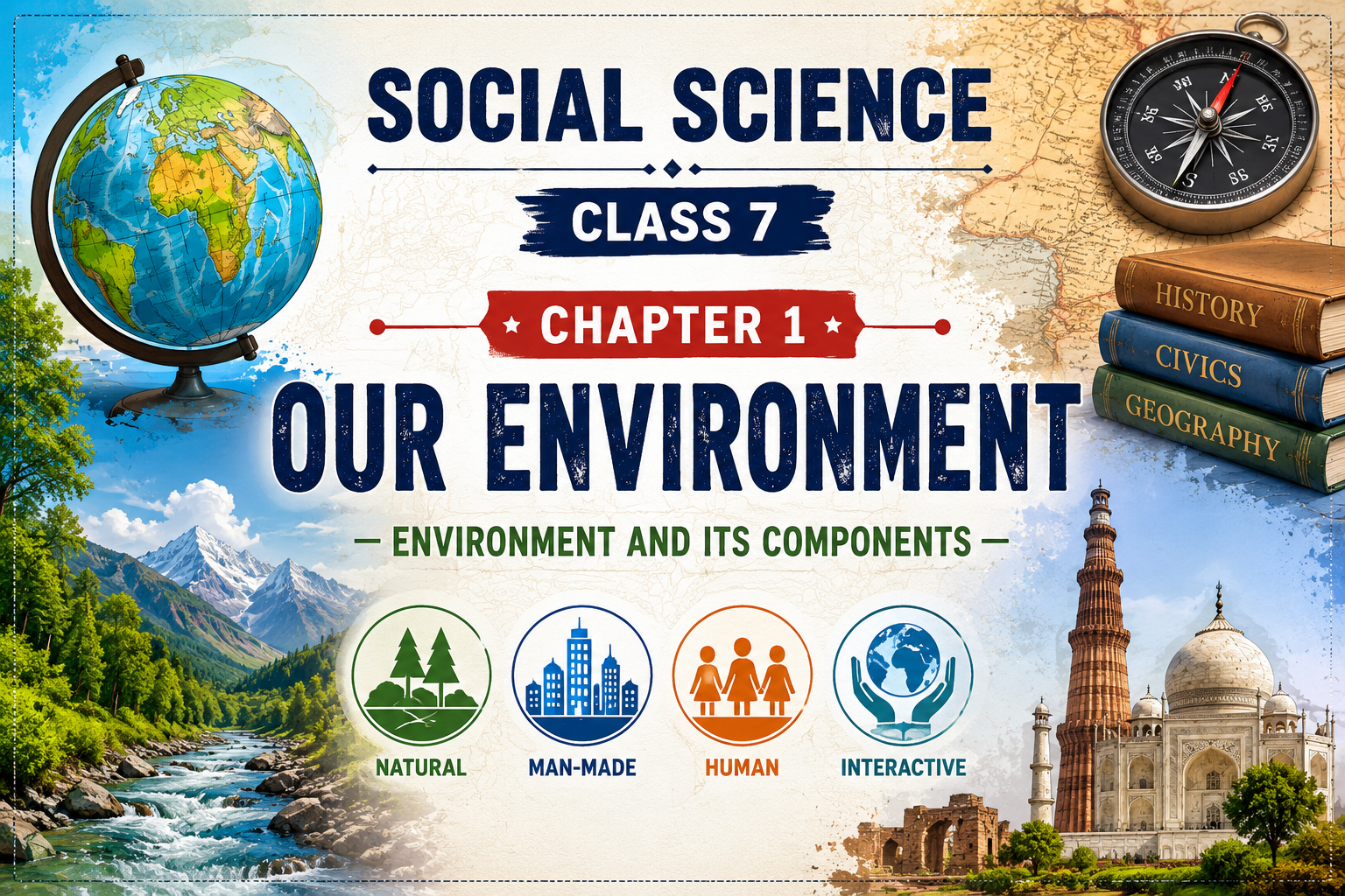 SST class 7 notes ,CBSE notes, class 7 sst, our environment class 7,