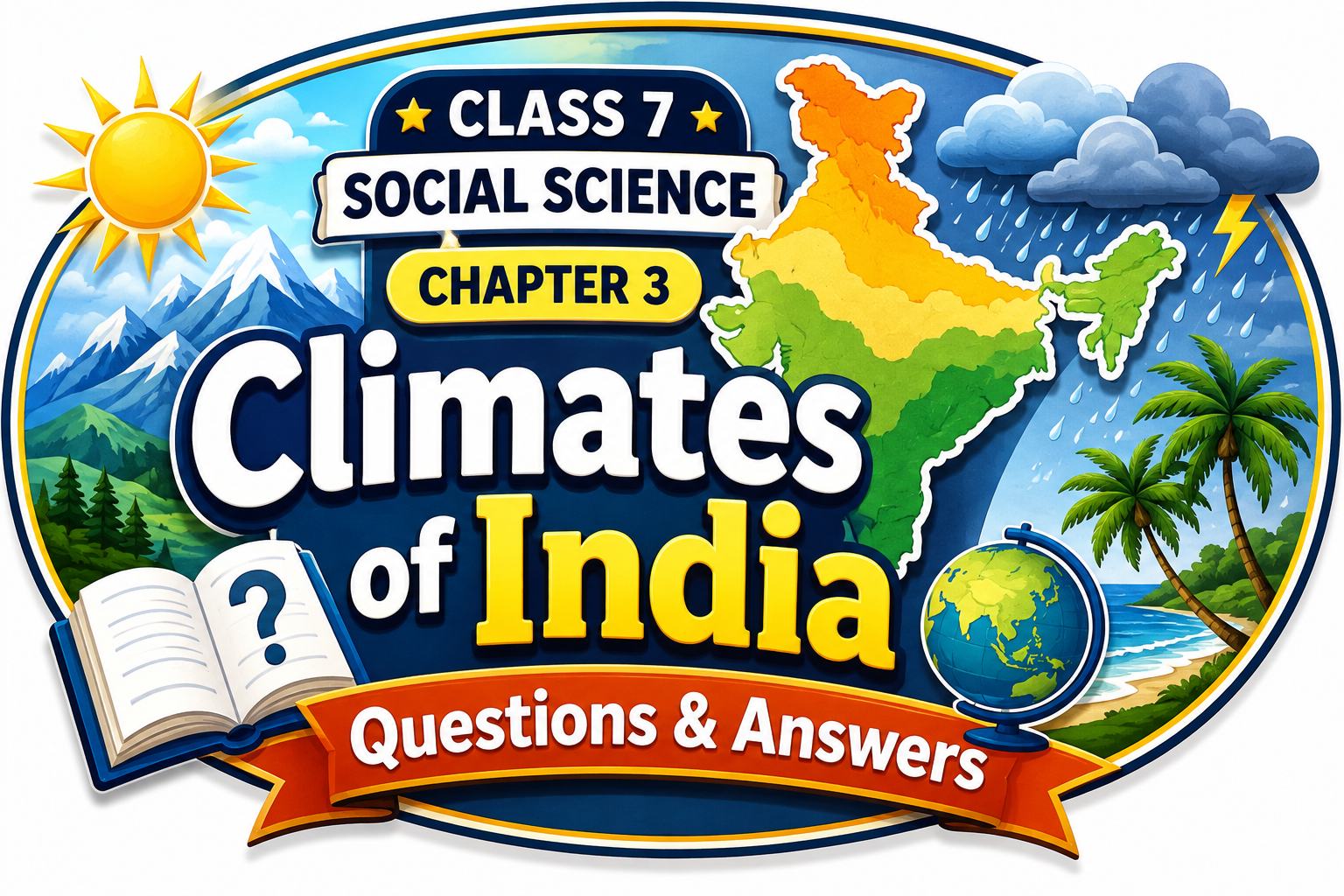 Class 7 Social Science Chapter 3: Climates of India — Questions & Answers